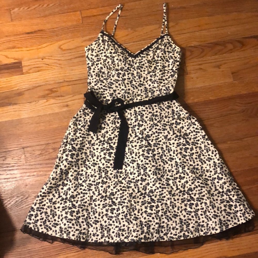 Lined Printed Party Dress